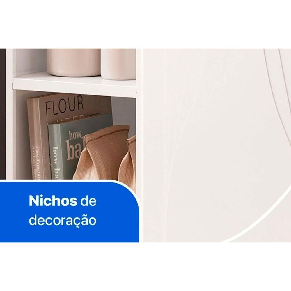 Gabinete De Cozinha Modulado Balcão Star New 3 Portas E 2 Gavetas Sem Tampo 150cm Preto Telasul - 5