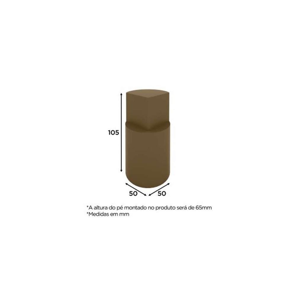 Módulo Cozinha Connect Kit Com 8 Pés Madeira Para Balcão De Jequitibá2 Aéreos + 1 Balcão + 1 Complemento - 2