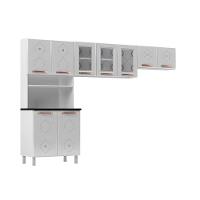 Cozinha Modulada Telasul Mirage New Mirage Aço 3 Peças 2 Aéreos + 1 Paneleiro Czc40 Branco-telasul - 1