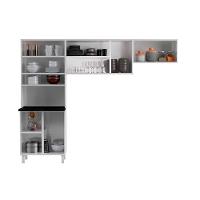 Cozinha Modulada Telasul Mirage New Mirage Aço 3 Peças 2 Aéreos + 1 Paneleiro Czc40 Branco-telasul - 4