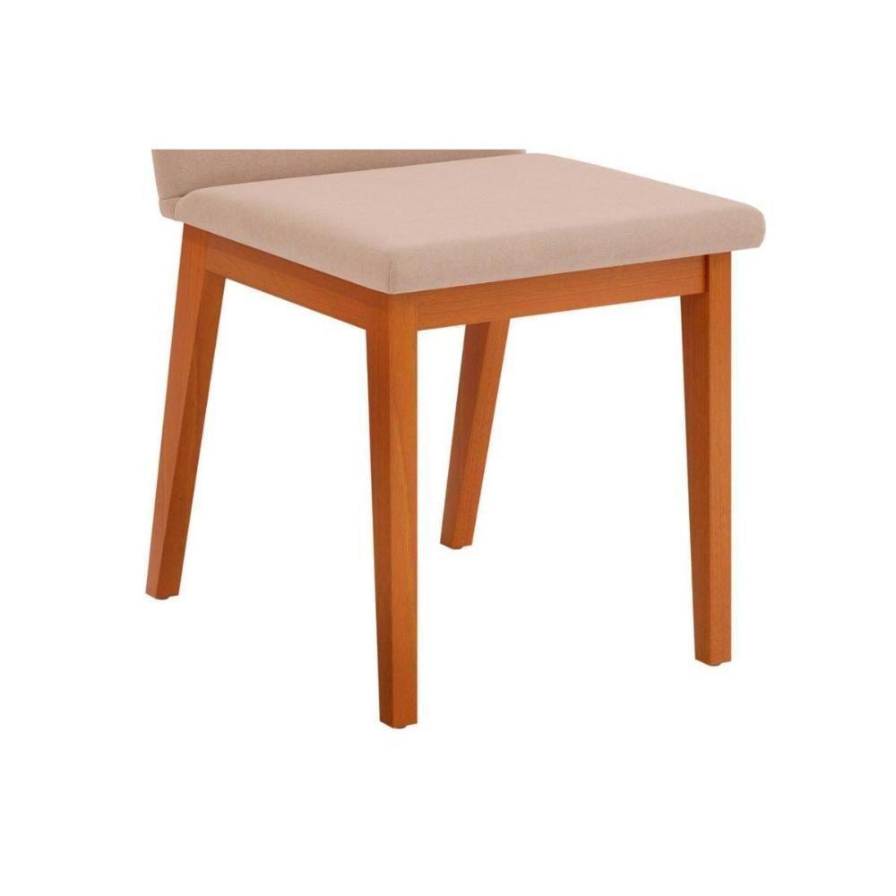 Kit 4 Cadeiras De Cozinha Sofia 4 Un Ipe Suede Creme - 7