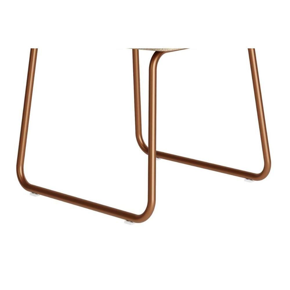 Kit 2 Cadeiras De Cozinha Wood 1751 Aço 2 Uni Rose Linho Areia - 7