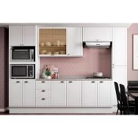 Kit Cozinha Modulada 7 Peças Bella 2 Aéreos + 2 Balcões+ 1 Paneleiro + 1 Torre Quente + 1 Complemento C7p198 Branco - 1