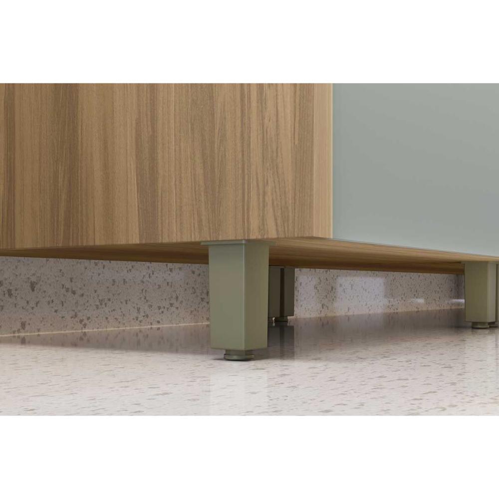 Kit Cozinha Modulada 5 Peças Rainha Gourmet 2 Aéreos + 2 Balcões + 1 Paneleiro C5p33 Branca Nature - 10