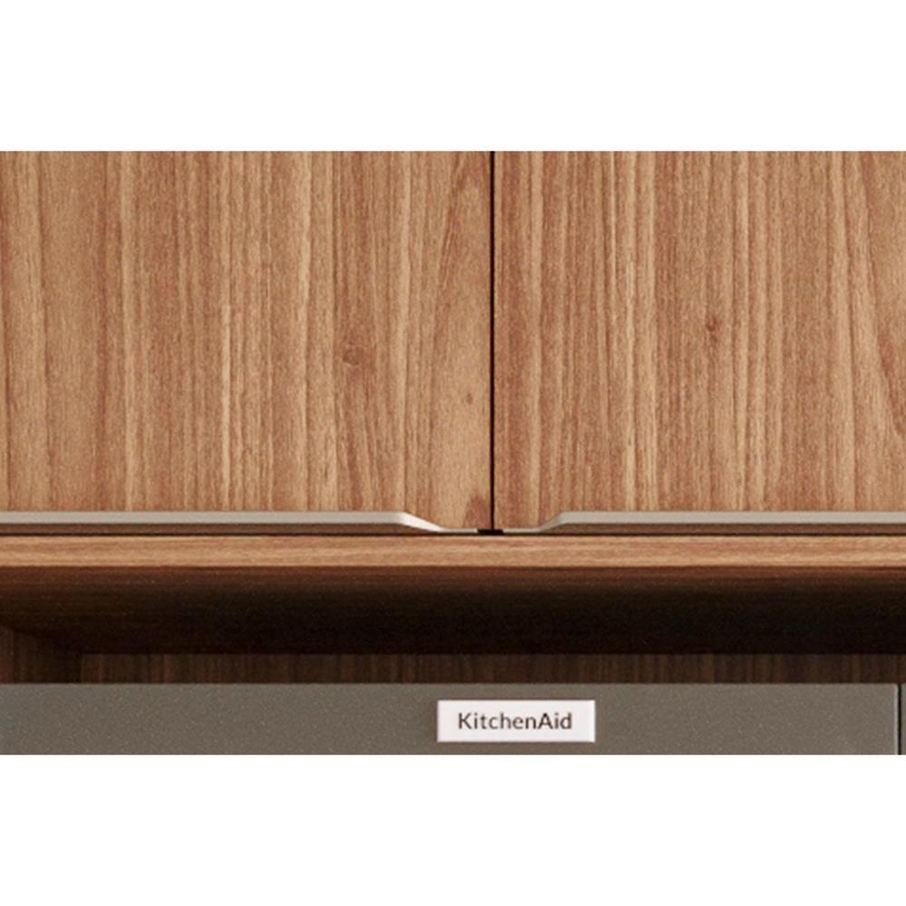 Kit Cozinha Modulada 5 Peças Divina 2 Aéreos + 1 Balcão + 1 Paneleiro + 1 Torre Quente C5p185 Freijó Off White - 6