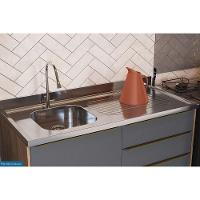 Kit Cozinha Modulada 4 Peças Versalis 2 Aéreos + 1 Balcão + 1 Torre Quente C4p189 Freijó Cinza Argila Herval