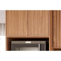 Kit Cozinha Modulada 5 Peças Divina 2 Aéreos + 2 Balcões + 1 Torre Quente C5p187 Freijó Titanium - 6