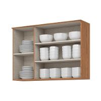 Módulos De Cozinha Requinte Armário Requinte Com 3 Portas 120cm Nature2 Aéreos + 1 Balcão + 1 Complemento - 3