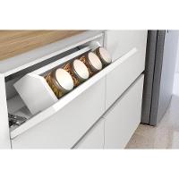 Kit Cozinha Modulada 7 Peças Rainha Gourmet 33 Aéreos + 3 Balcões + 1 Paneleiro C6p38 Branca Nature - 8