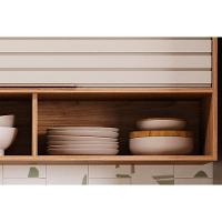 Kit Cozinha Modulada 4 Peças Esplêndida 2 Aéreos + 1 Balcão + 1 Torre Quente C4p182 Freijó Off White - 7