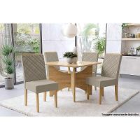 Kit 2 Cadeiras De Cozinha 2cad149 2 Un Canela Suede Bege - 3