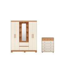 Conjunto Guarda Roupa E Cômoda Sara Freijó Off White - 3