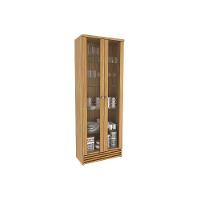 Paneleiro De Cozinha Modulado Cr6002 Com 2 Portas Com Vidro 64cm Natural Tecno Mobili - 1