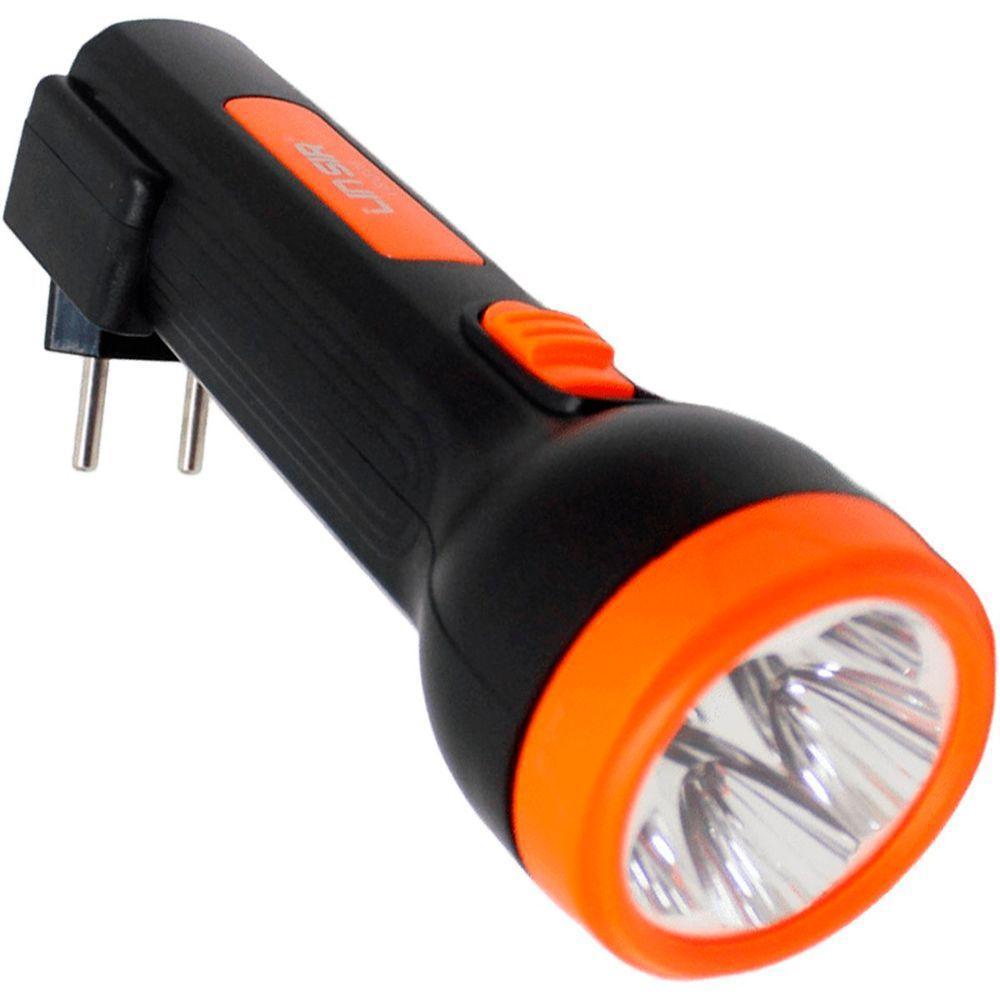 Lanterna Led Recarregável Bivolt Longo Alcance Caça E Pesca - 1