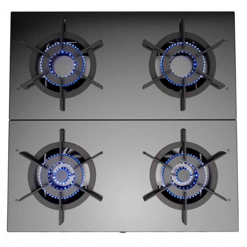 Fogão Industrial Dako 4 Bocas Com Forno E Tripla Chama Preto - 7