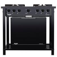 Fogão Industrial Dako 4 Bocas Com Forno E Tripla Chama Preto - 1