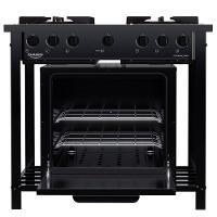 Fogão Industrial Dako 4 Bocas Com Forno E Tripla Chama Preto - 3