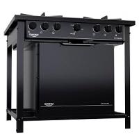 Fogão Industrial Dako 4 Bocas Com Forno E Tripla Chama Preto
