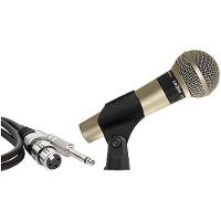 Microfone Profissional Sm58 P4* Champanhe Acompanha Cabo De 5 Metros - 4