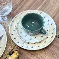 Jogo De Jantar Em Cerâmica Flat Com 20 Peças Oxford Samambaia - 3