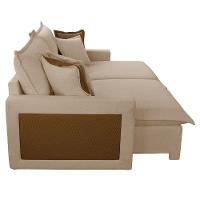 Sofá Dallas Linho Dois Módulos De 80cm B15 Meu Sofá Online A226 Linho Bege