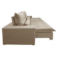 Sofá Grecia Veludo 02 Módulos De 100m B25cm Meu Sofá Online B002 Veludo Capuccino - 8