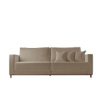 Sofá Djon 02 Módulos De 80cm B20cm Meu Sofá Online B002 Veludo Capuccino - 2