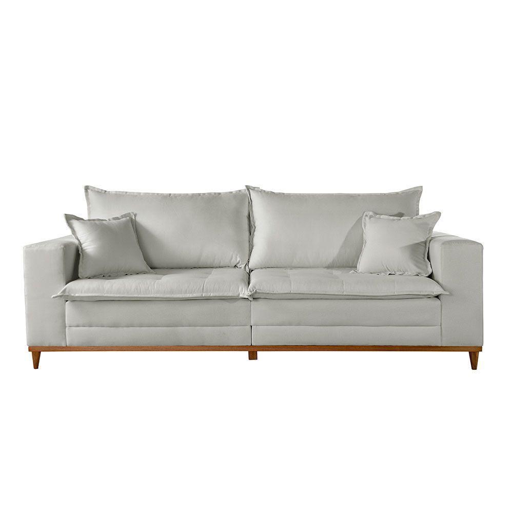 Sofá Matrix 02 Módulos De 90cm B25cm Meu Sofá Online B026 Veludo Prata - 2