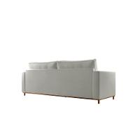 Sofá Djon 02 Módulos De 90cm B20cm Meu Sofá Online B026 Veludo Prata - 3