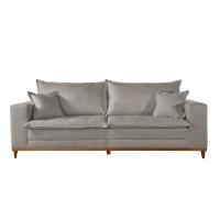 Sofá Matrix 02 Módulos De 80cm B25cm Meu Sofá Online A230 Linho Cinza - 2