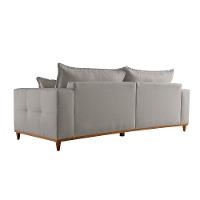 Sofá Matrix 02 Módulos De 80cm B25cm Meu Sofá Online A230 Linho Cinza