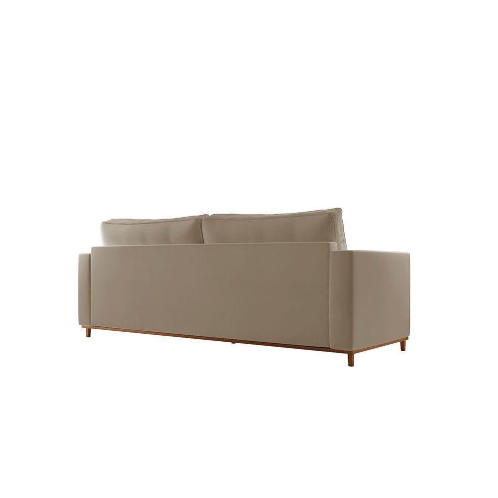 Sofá Djon 02 Módulos De 90cm B20cm Meu Sofá Online B002 Veludo Capuccino - 4