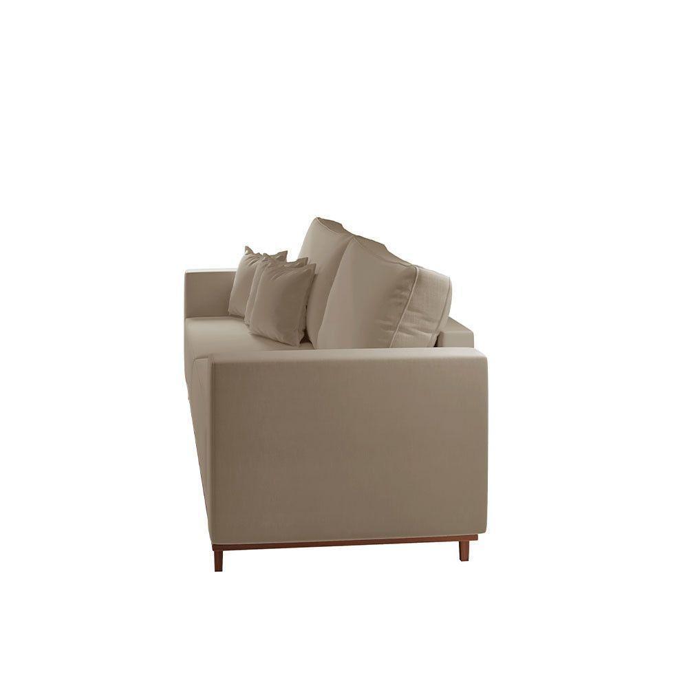 Sofá Djon 02 Módulos De 90cm B20cm Meu Sofá Online B002 Veludo Capuccino - 5