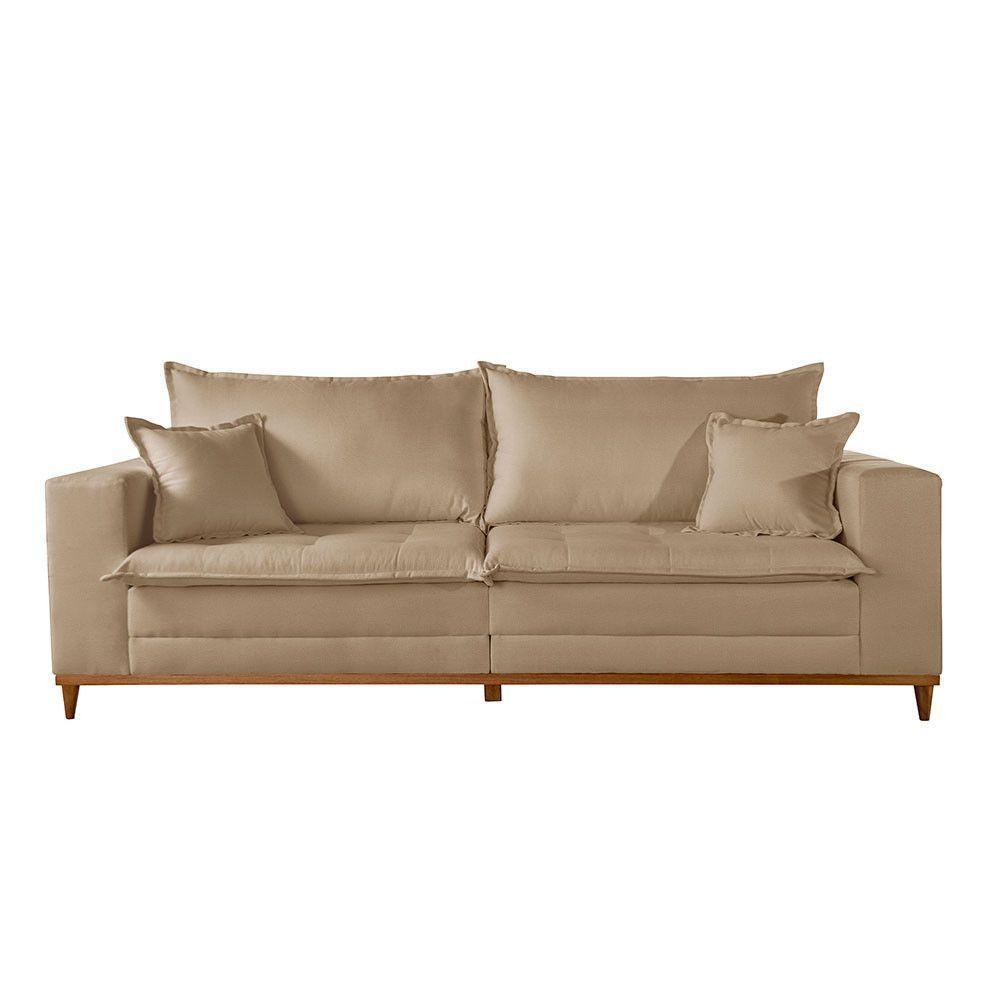 Sofá Matrix 02 Módulos De 90cm B25cm Meu Sofá Online A226 Linho Bege - 2