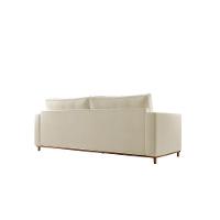 Sofá Djon 02 Módulos De 80cm B20cm Meu Sofá Online A302 Linho Branco