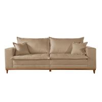 Sofá Matrix 02 Módulos De 80cm B25cm Meu Sofá Online A226 Linho Bege - 2