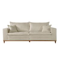 Sofá Matrix 02 Módulos De 80cm B25cm Meu Sofá Online A302 Linho Branco - 2