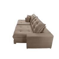 Sofá Duque Dois Módulos De 100cm B25cm Meu Sofá Online B002 Veludo Capuccino - 6