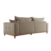 Sofá Matrix 02 Módulos De 80cm B25cm Meu Sofá Online B002 Veludo Capuccino