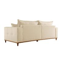 Sofá Matrix 02 Módulos De 90cm B25cm Meu Sofá Online A294 Linho Creme