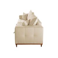Sofá Matrix 02 Módulos De 100cm B25cm Meu Sofá Online A294 Linho Creme - 5