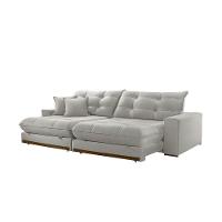 Sofá Duque Dois Módulos De 80cm B25cm Meu Sofá Online B026 Veludo Prata - 5