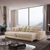 Sofá Duque Dois Módulos De 80cm B25cm Meu Sofá Online A294 Linho Creme - 1