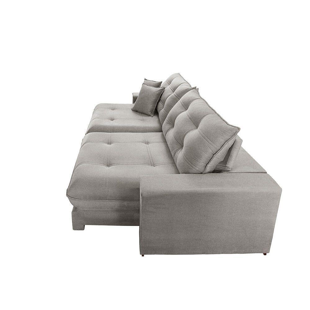 Sofá Duque Dois Módulos De 100cm B25cm Meu Sofá Online A230 Linho Cinza - 6