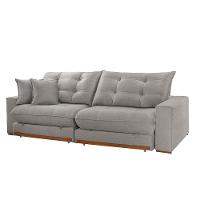 Sofá Duque Dois Módulos De 100cm B25cm Meu Sofá Online A230 Linho Cinza