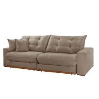 Sofá Duque Dois Módulos De 80cm B25cm Meu Sofá Online B002 Veludo Capuccino - 7