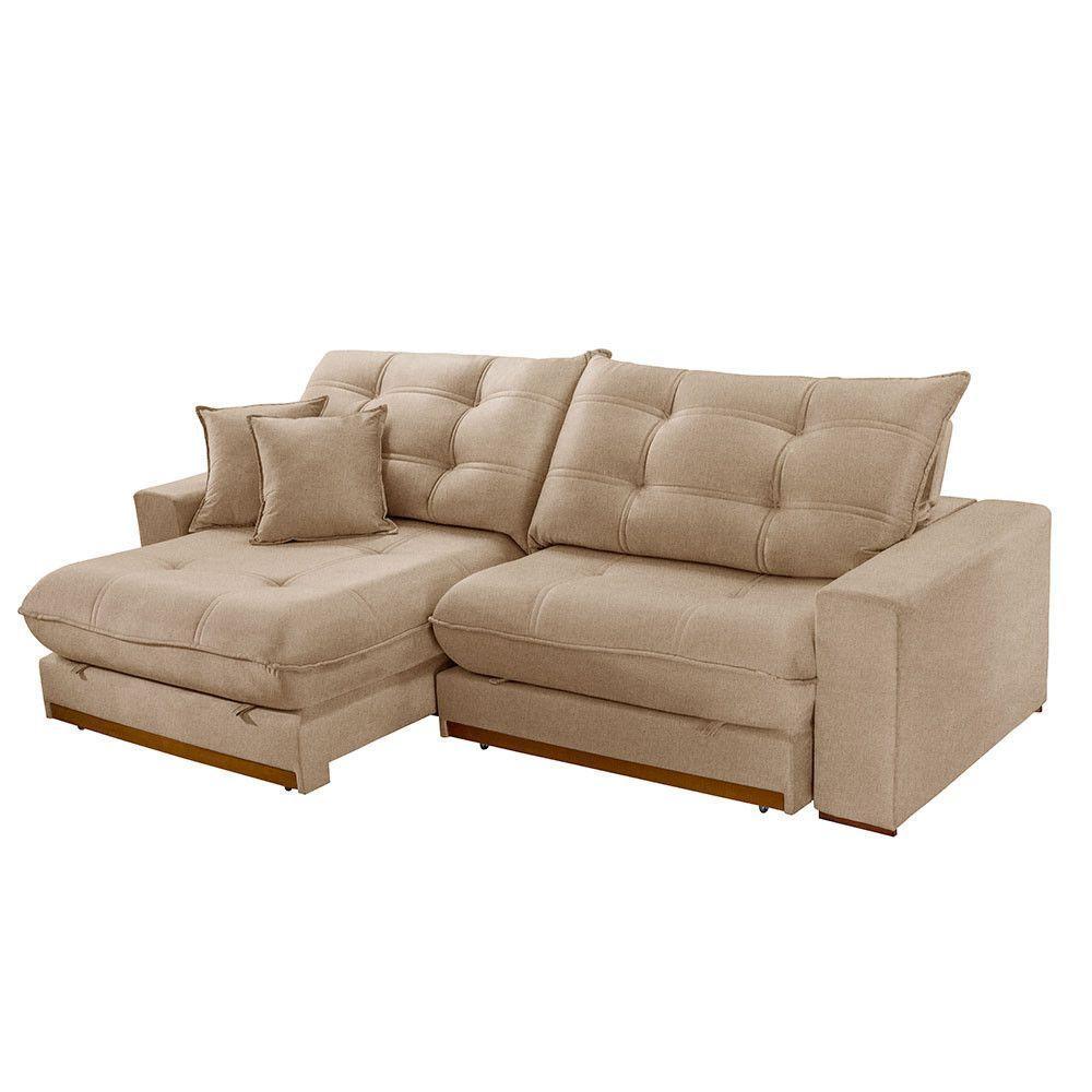 Sofá Duque Dois Módulos De 80cm B25cm Meu Sofá Online A226 Linho Bege - 2