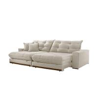 Sofá Duque Dois Módulos De 120cm B25cm Meu Sofá Online A302 Linho Branco