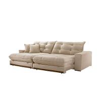 Sofá Duque Dois Módulos De 120cm B25cm Meu Sofá Online A294 Linho Creme