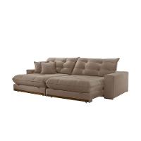 Sofá Duque Dois Módulos De 90cm B25cm Meu Sofá Online B002 Veludo Capuccino - 2